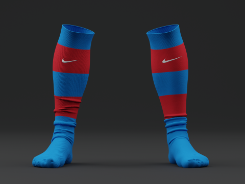 FC Barcelona 2023 2024 Away Jersey 3D Model