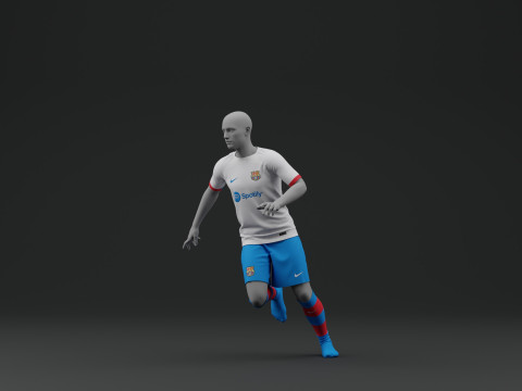 FC Barcelona 2023 2024 Away Jersey 3D Model