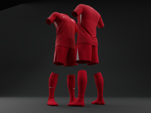 Turkiye 2024 Home Jersey 3D Model