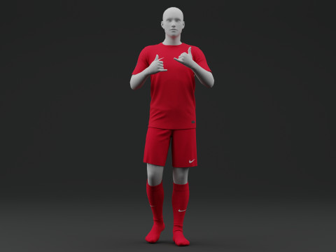 Turkiye 2024 Home Jersey 3D Model