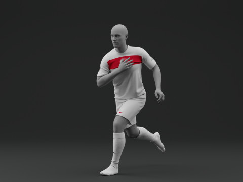 Turkiye 2024 Away Jersey Modèle 3D