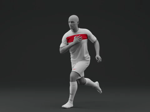 Turkiye 2024 Away Jersey 3D Model