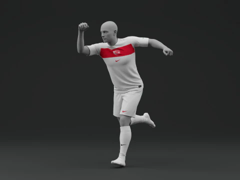 Turkiye 2024 Away Jersey 3D Model