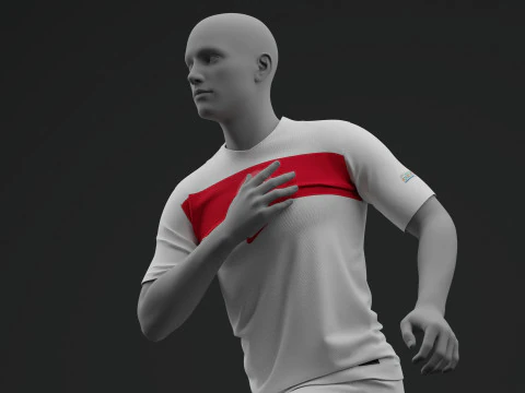 Turkiye 2024 Away Jersey 3D Model