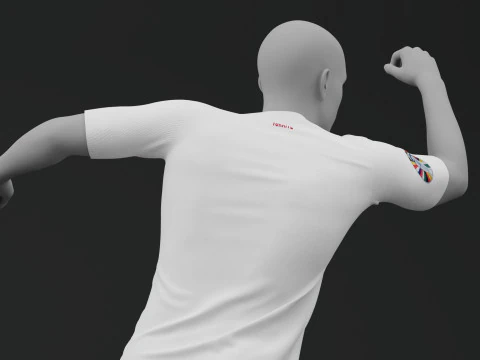 Turkiye 2024 Away Jersey 3D Model