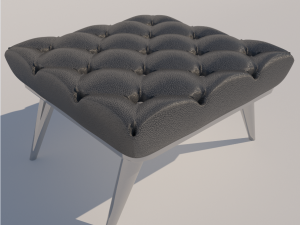 leather seat 3D Модель