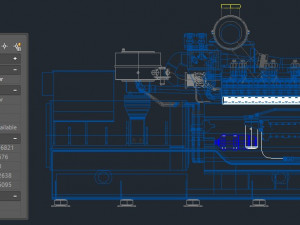 gas engine tcg2016v 12c 3Dモデル
