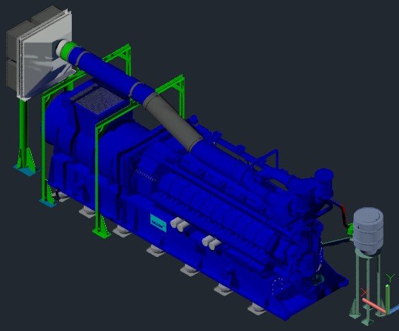 gas engine 2020 v20 3D मॉडल .c4d .max .obj .3ds .fbx .stl .blend 