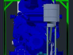 gas engine 2020 v20 3D मॉडल