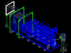 gas engine 2020 v20 3D मॉडल