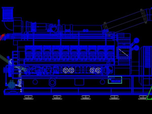 gas engine 2020 v20 3D मॉडल