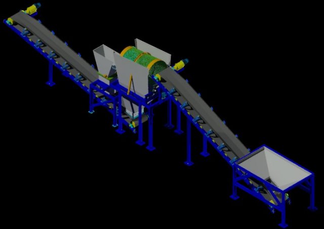 coal crusher Model 3D .c4d .max .obj .3ds .fbx .stl .blend 
