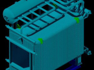 boiler 40t 16 barg saturated 3D Model