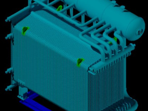 boiler 40t 16 barg saturated 3D Model
