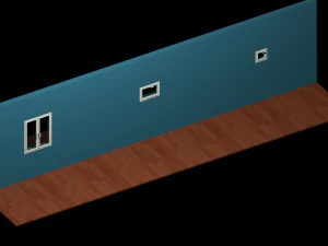 3 janelas Modelo 3D