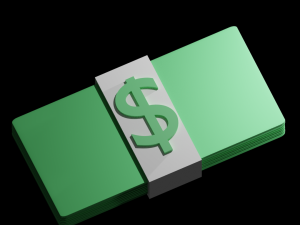 money dollar icon 3D 模型
