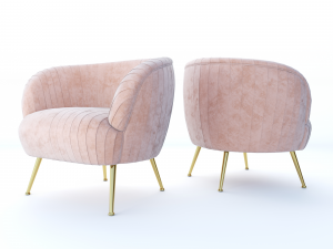 audence armchair 3D Модель
