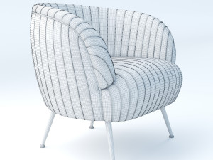 audence armchair 3D 模型