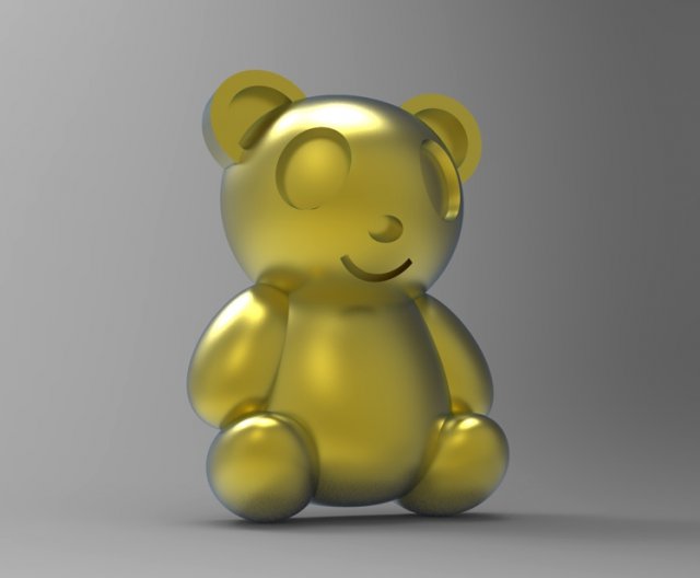 bear 3D 模型 .c4d .max .obj .3ds .fbx .stl .blend 