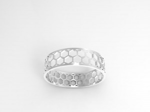 ring hexagon Modèle 3D
