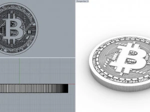 BTC Modèle 3D