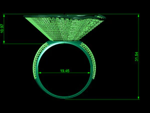 anel Modelo de Impressão 3D