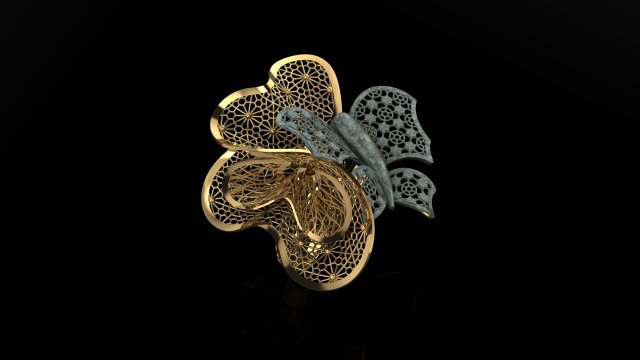 ring Model do druku 3D .c4d .max .obj .3ds .fbx .stl .blend 