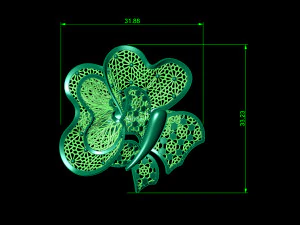 anel Modelo de Impressão 3D