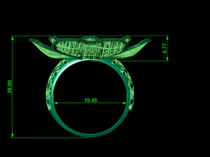 y&uuml;z&uuml;k 3D Baskı Modeli