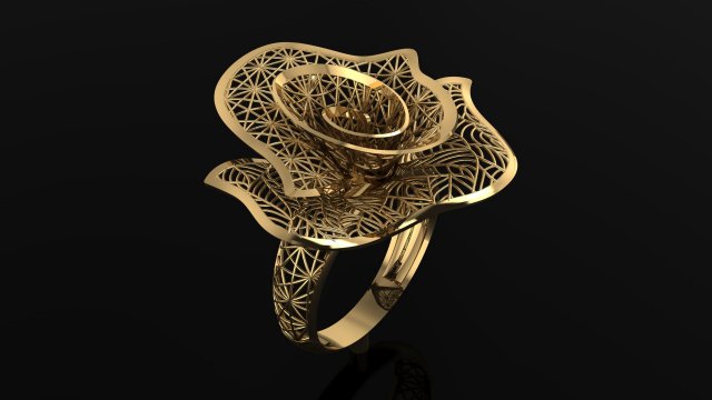ring Model Cetak 3D .c4d .max .obj .3ds .fbx .stl .blend 