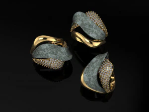 戒指 3D 打印模型