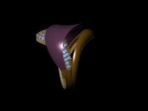 anel Modelo de Impressão 3D