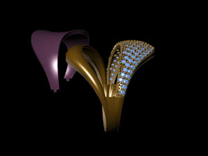 anel Modelo de Impressão 3D