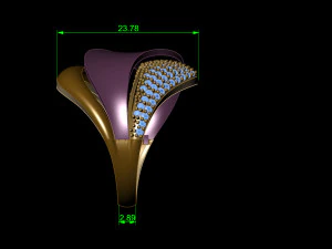 anel Modelo de Impressão 3D