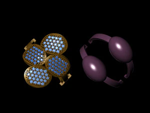 anel Modelo de Impressão 3D