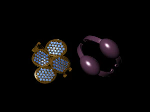 anel Modelo de Impressão 3D