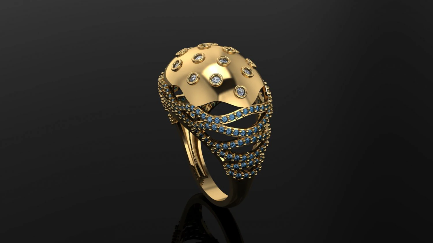 anel Modelo de Impressão 3D .c4d .max .obj .3ds .fbx .stl .blend