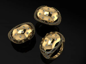 anel Modelo de Impressão 3D