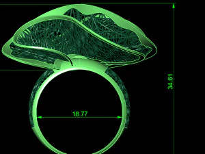 squillo Modello di stampa 3D