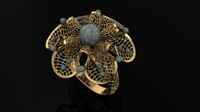 ring 3Dプリントモデル .c4d .max .obj .3ds .fbx .stl .blend
