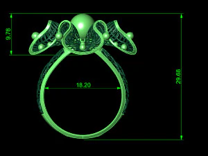 squillo Modello di stampa 3D