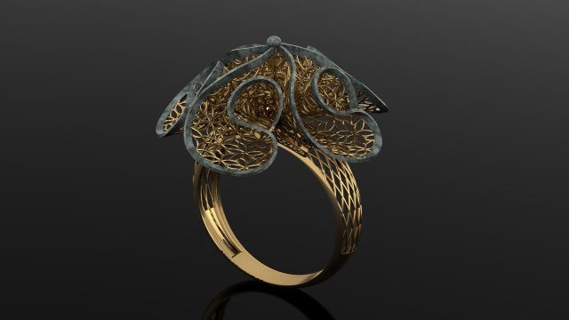 ring Model do druku 3D .c4d .max .obj .3ds .fbx .stl .blend 
