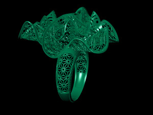 ring Modelo de Impressão 3D