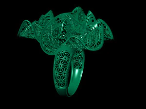 anillo Modelo de impresión 3D