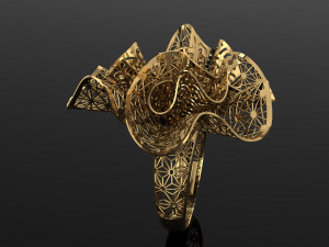ring Modelo de Impressão 3D