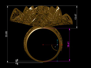 anillo Modelo de impresión 3D