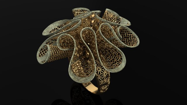 ring 3D 打印模型 .c4d .max .obj .3ds .fbx .stl .blend 