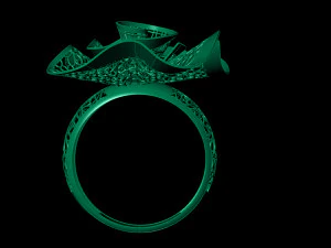 anillo Modelo de impresión 3D