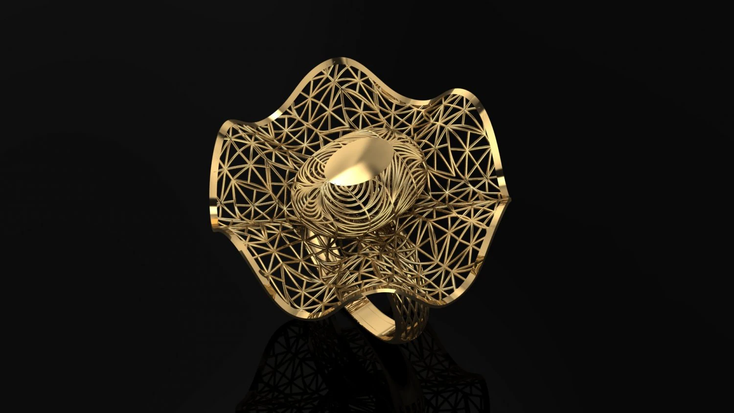 cincin Model Cetak 3D .c4d .max .obj .3ds .fbx .stl .blend 