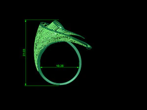 指輪 3Dプリントモデル